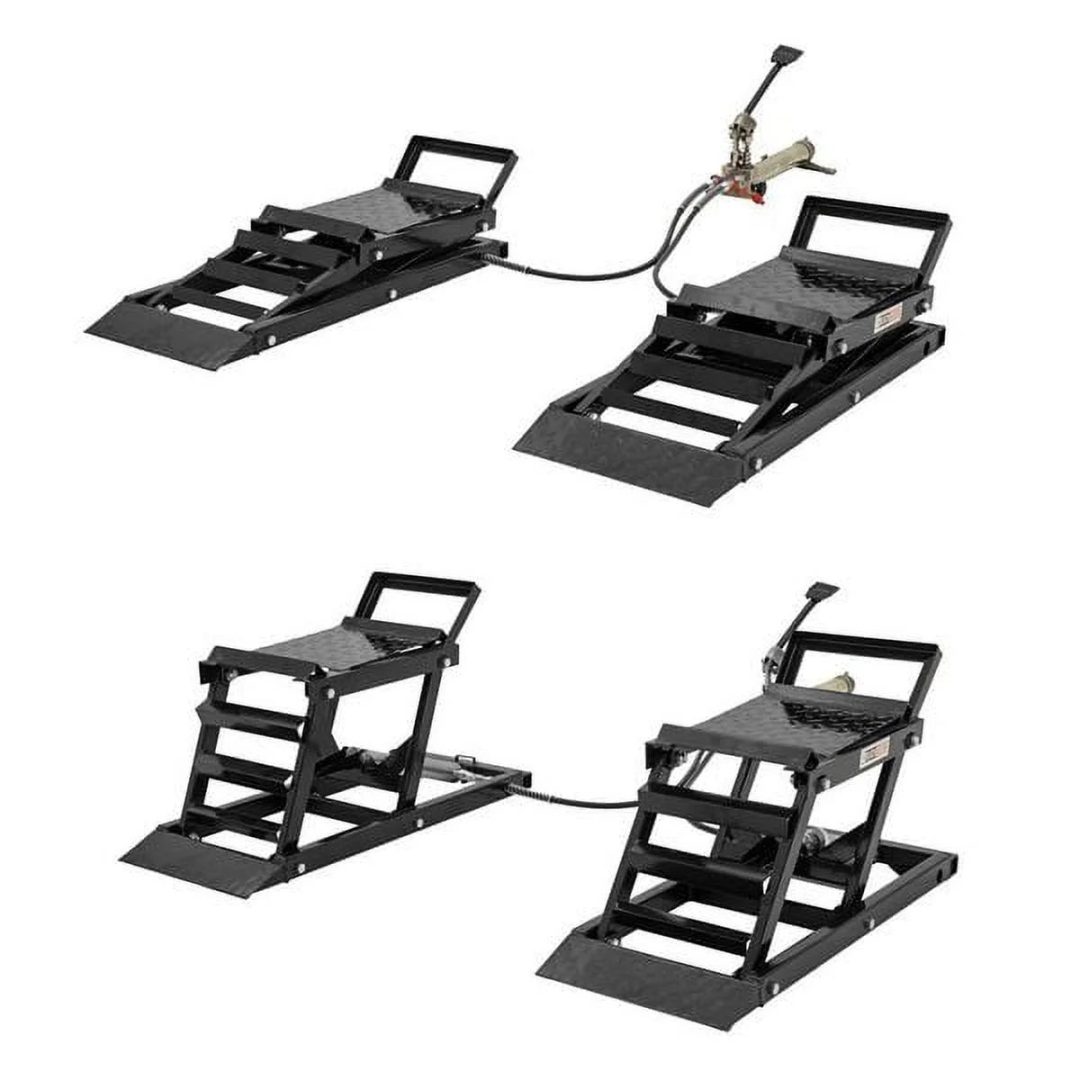 ZenVora Hydraulic Car Lift with Ramps – 3,000 lb. Capacity per Pair, 15.5" Max Lift Height
