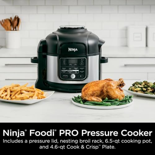 ZenVora 10-in-1 6.5-Qt Pressure Cooker and Air Fryer Multicooker, Stainless Steel
