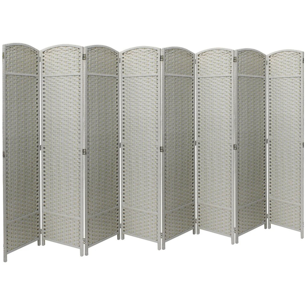 ZenVora Tall Folding Room Divider Screen, Portable Privacy Partition Wall Panel for Bedroom, Living Room and Office