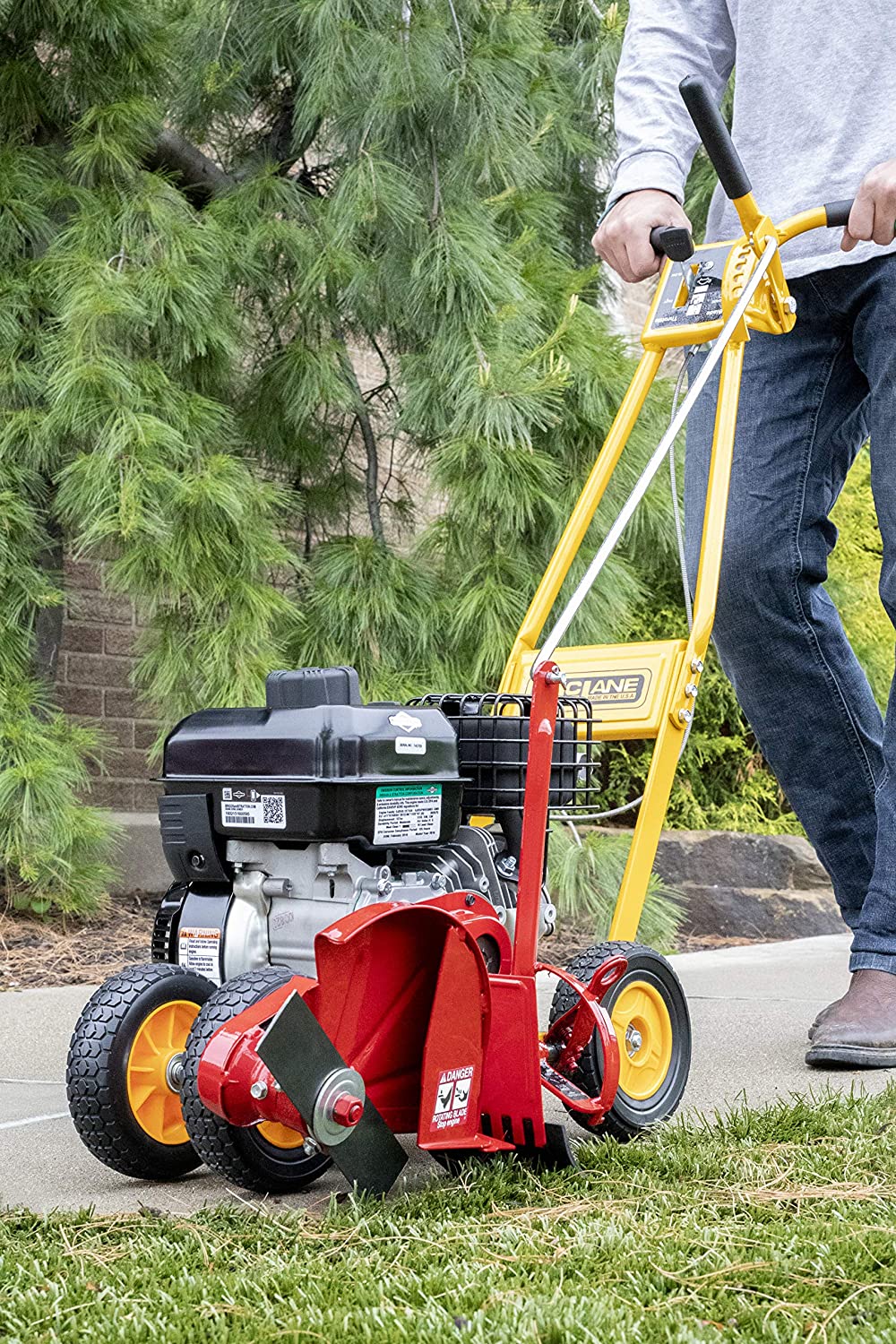 ZenVora McLane 9-Inch Gas Lawn Edger with 5.50 Gross Torque Engine, Blade Depth Control, Adjustable Cutting Angle