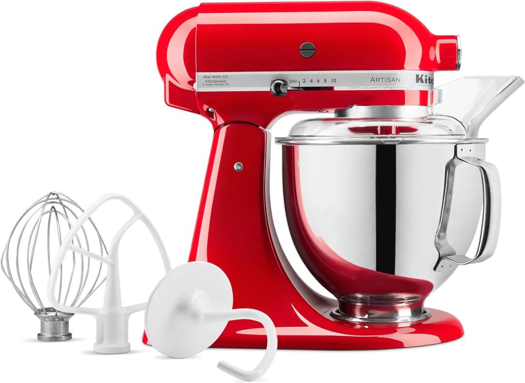 ZenVora 5-Quart Tilt-Head Stand Mixer, Electric Kitchen Mixer with Bowl, Multi-Speed Settings for Baking, Mixing and Food Preparation