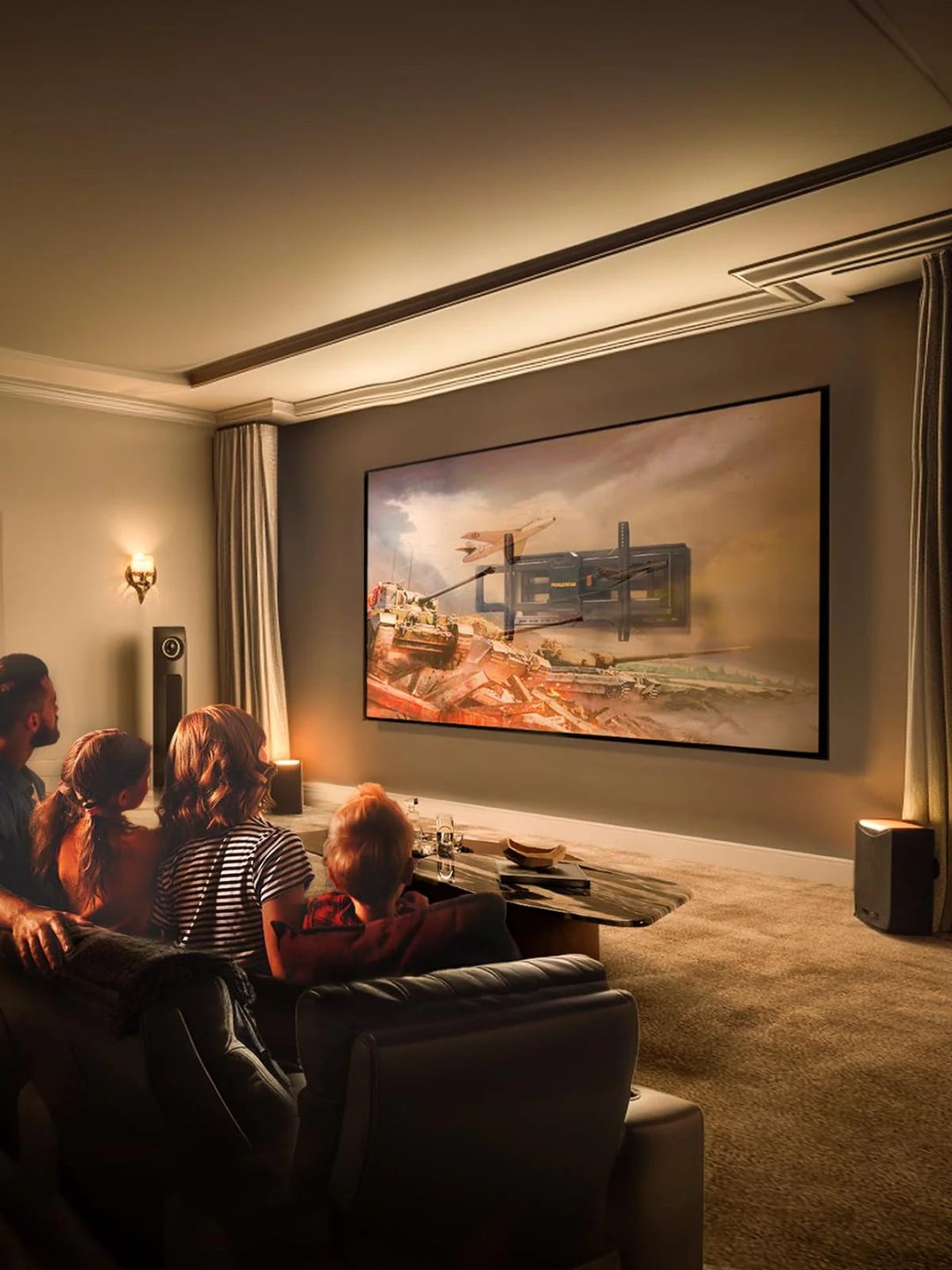 ZenVora UL Listed Full Motion TV Wall Mount for 42-90" TVs, Adjustable Swivel and Tilt Bracket for Flat Screen TVs