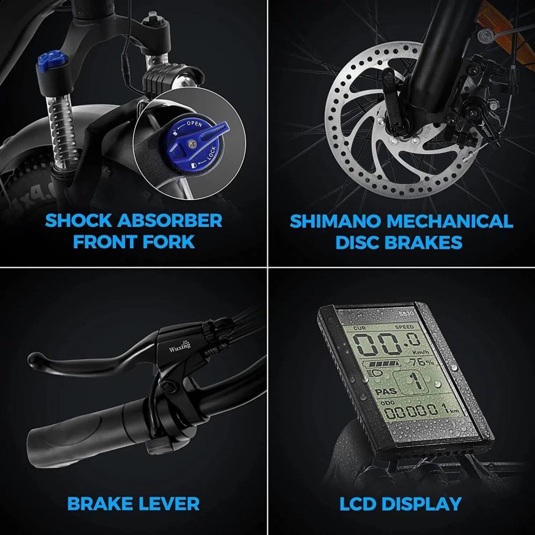 ZenVora Outdoor electric bike with 48V/15Ah lithium battery