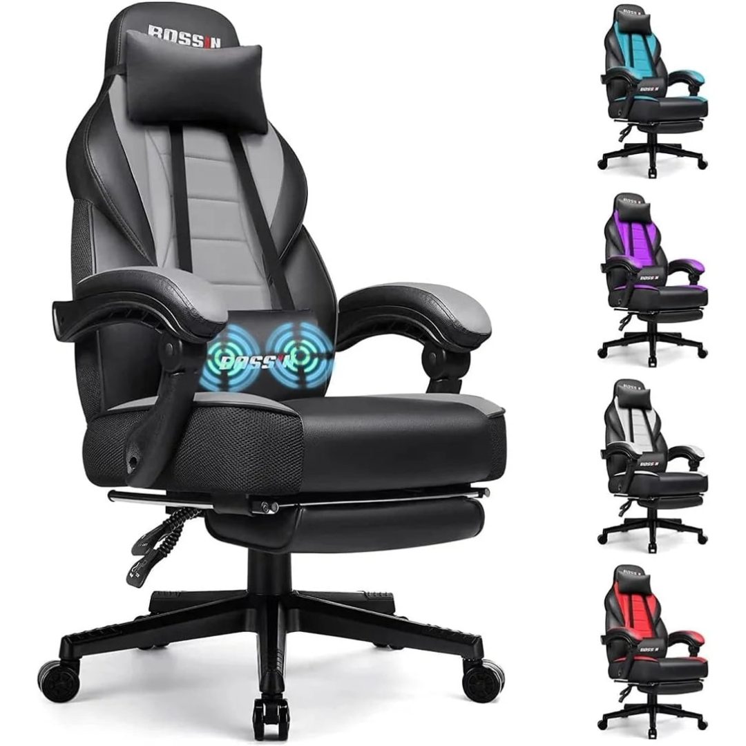 ZenVora Racing Style Gaming Chair, 300 lbs Big and Tall High Back Computer Chair