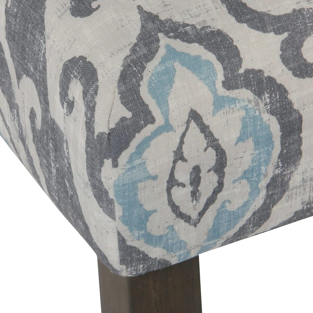 ZenVora Set of 2 Upholstered Medallion Dining Chairs, Comfortable Parsons Style Chairs for Kitchen and Dining Room