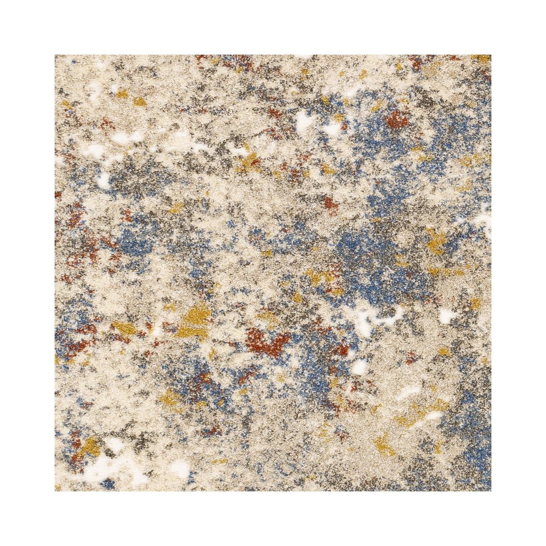ZenVora Mid-Century Medallion Area Rug, Modern Decorative Pattern Rug for Living Room, Bedroom and Home Decor