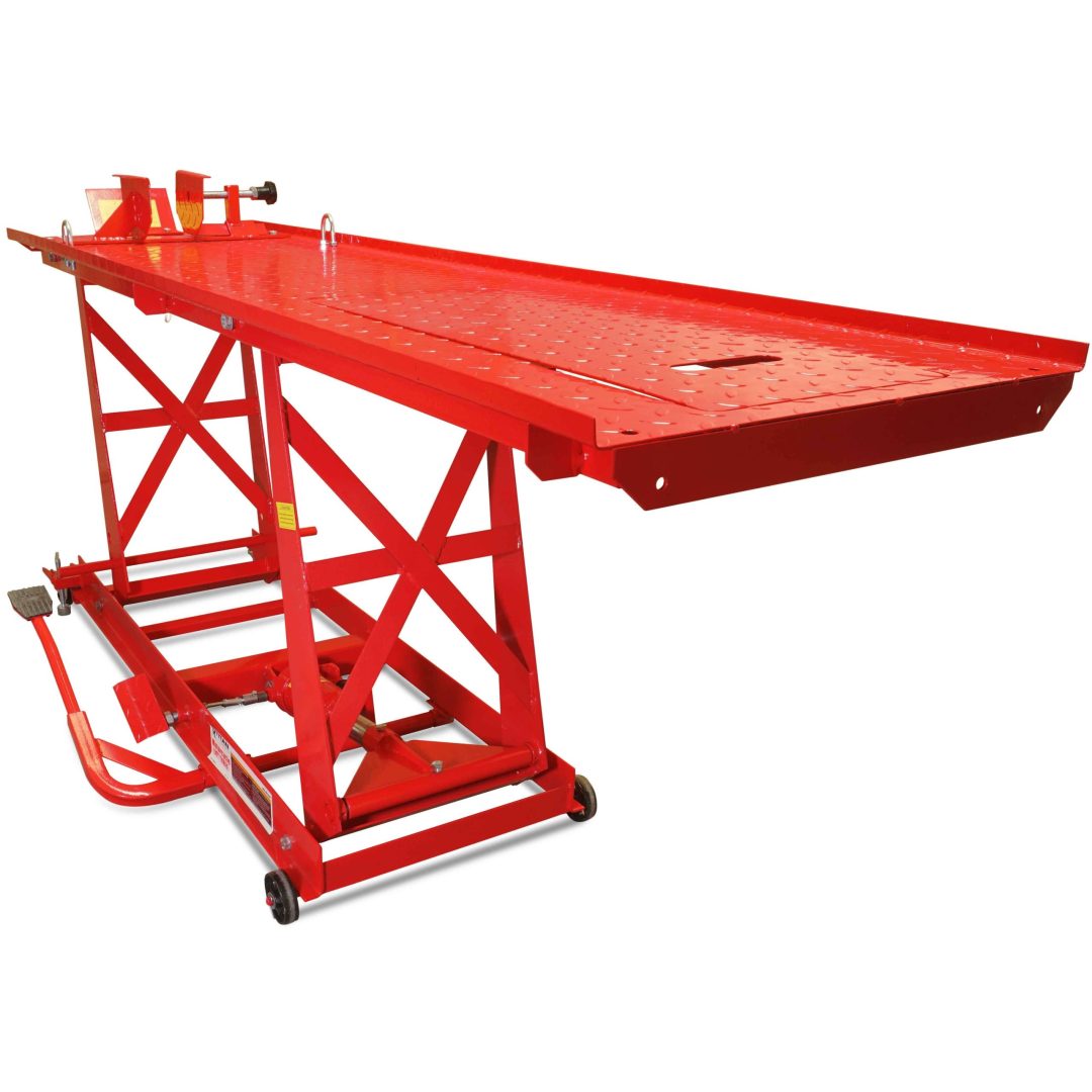 ZenVora 1,000 lb Hydraulic Motorcycle Lift Table Extra Long Heavy Duty