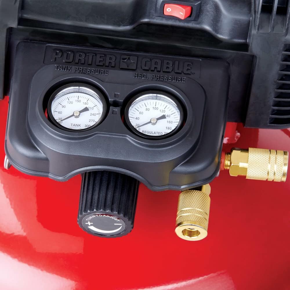 ZenVora 6 Gallon Pancake Air Compressor, Oil-Free Portable Electric Compressor for Garage, Workshop and DIY Projects