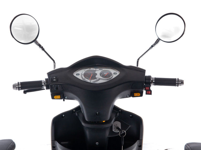 ZenVora Electric Mobility Scooter, 20/25 km/h, 50 km Range, with Topcase