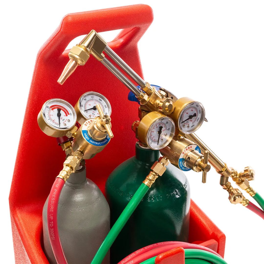 ZenVora Oxygen-Acetylene Welding and Cutting Torch Regulator Set