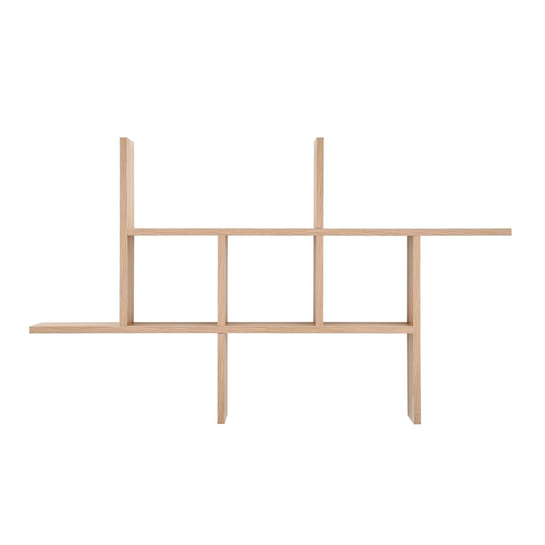 ZenVora Cantilever Floating Wall Shelf, Modern Decorative Display Shelf for Living Room, Bedroom and Home Storage