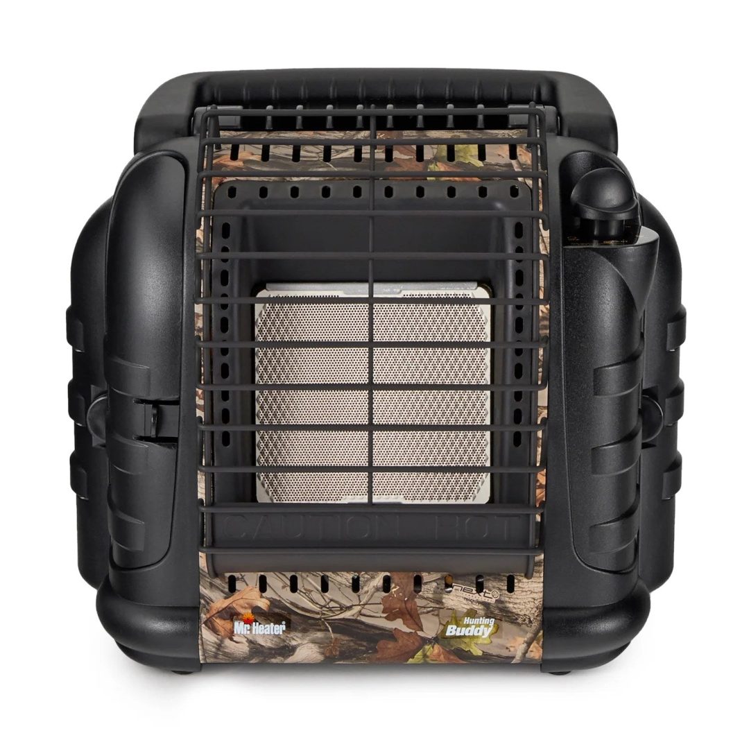 ZenVora 12,000 BTU Portable Propane Heater – 2 Heat Settings, ODS Safety Shut-Off, Camo