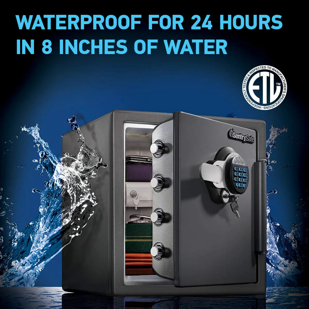 ZenVora Digital Safe Box, Waterproof and Fireproof Alloy Steel Security Safe for Home and Office