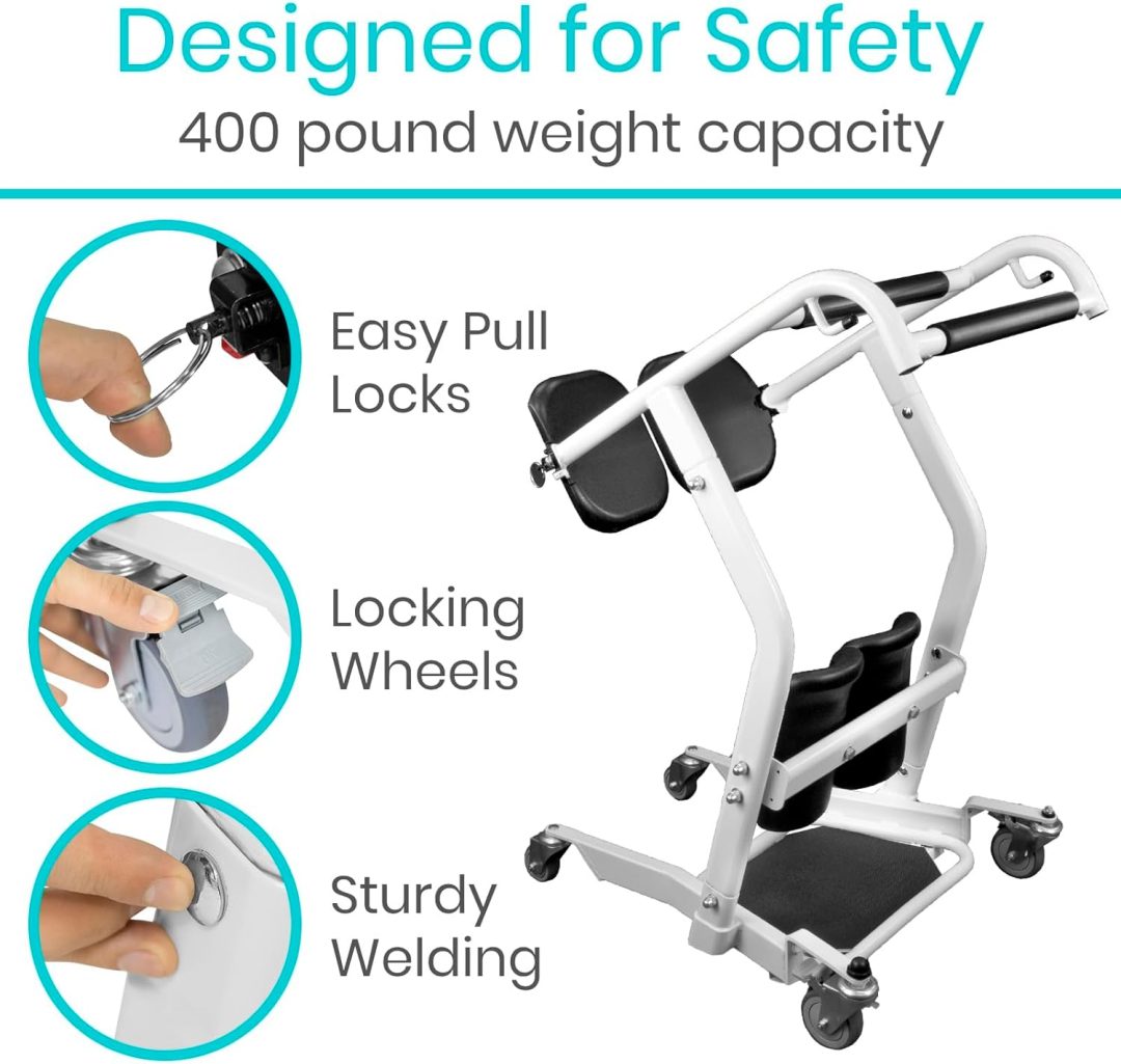 ZenVora Sit-to-Stand Patient Lift, Elderly Transfer Aid