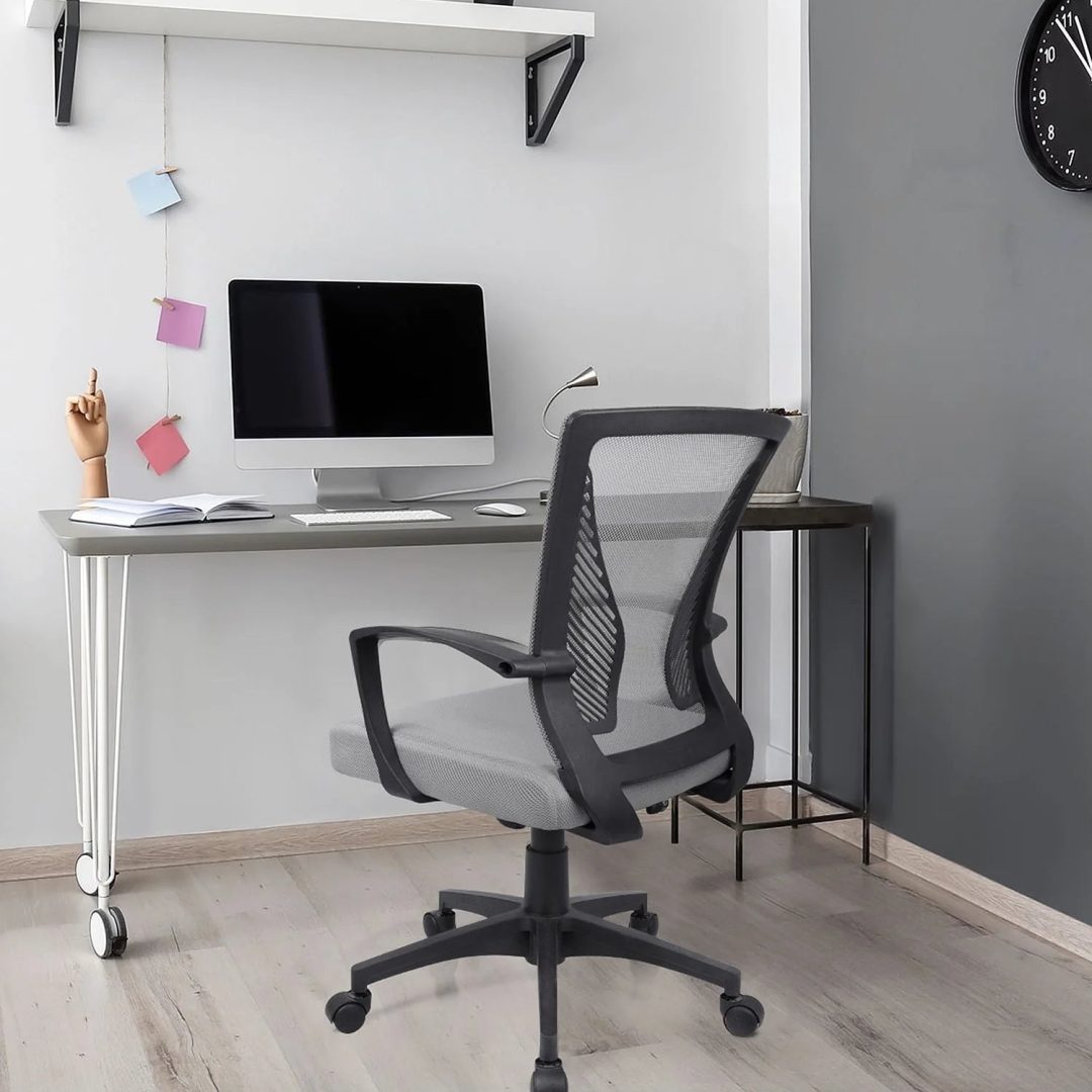 ZenVora Ergonomic Mesh Office Chair with Lumbar Support, Breathable Computer Desk Chair