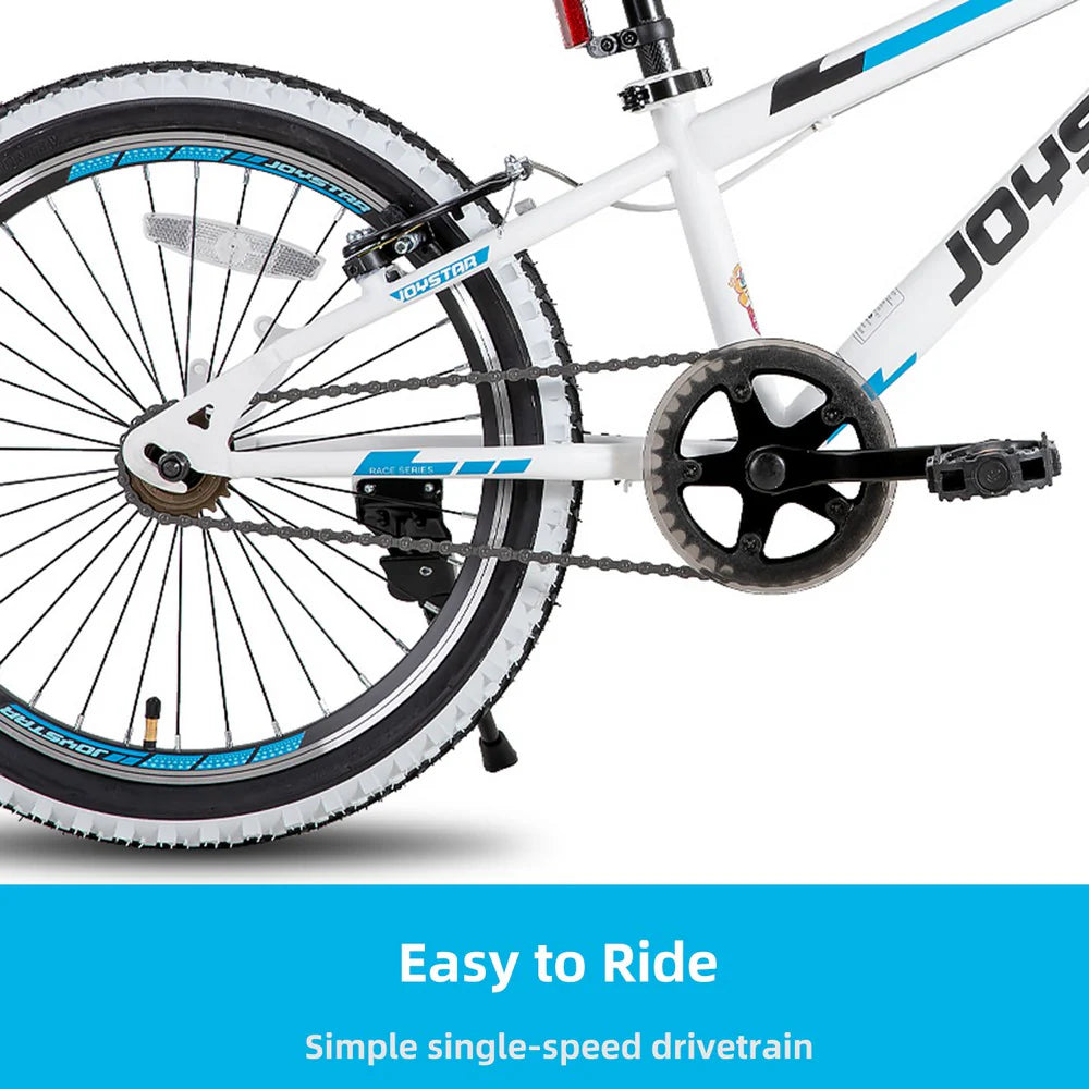 ZenVora 20-Inch/24-Inch Kids Mountain Bike, Single-Speed Bicycle