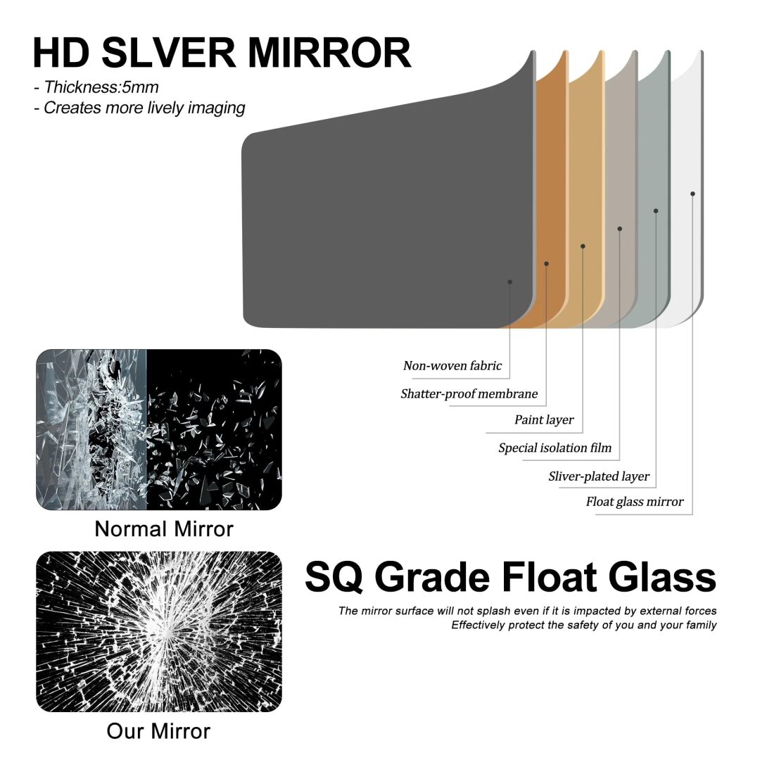 ZenVora Arched Full Length Wood Floor Mirror, Full Body Standing and Wall Mounted Mirror for Bedroom, Living Room and Home Decor