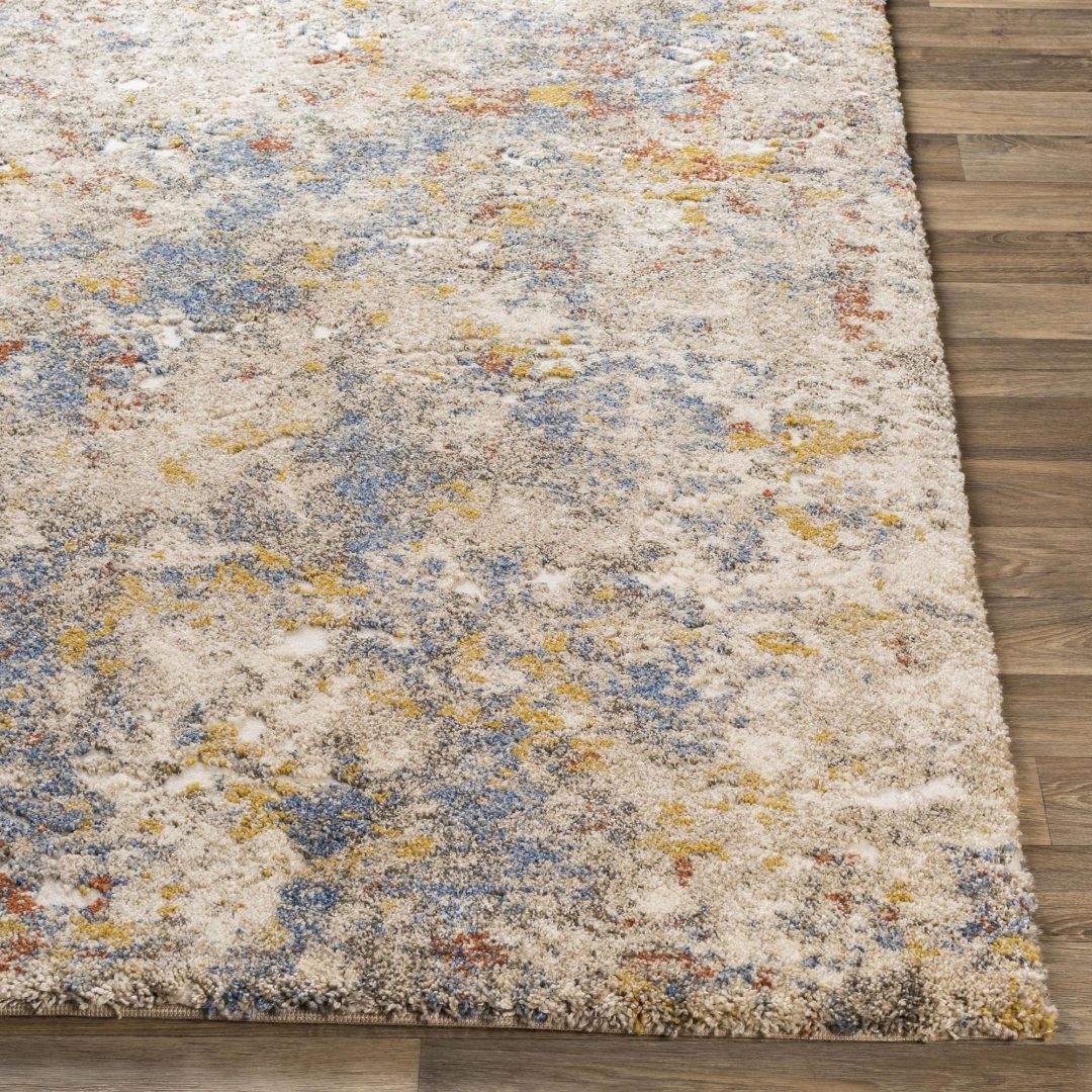 ZenVora Mid-Century Medallion Area Rug, Modern Decorative Pattern Rug for Living Room, Bedroom and Home Decor