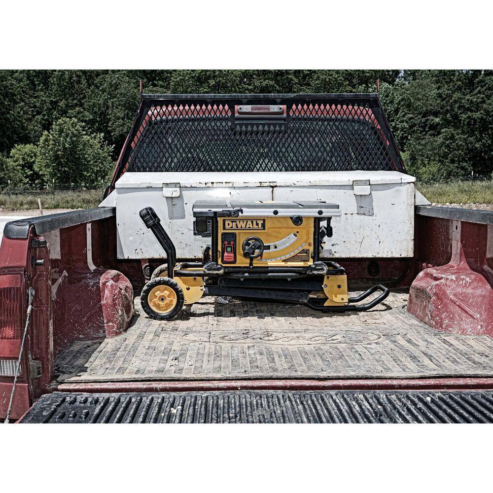 ZenVora 15 Amp 10-Inch Corded Jobsite Table Saw with Rolling Stand