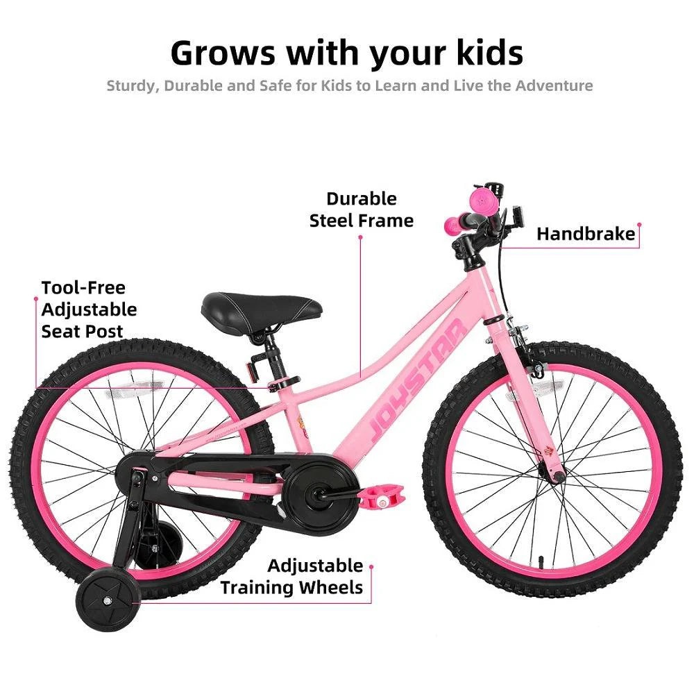 ZenVora 20-Inch Kids Bike with Training Wheels
