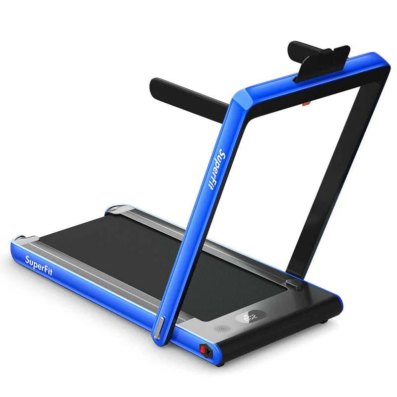 ZenVora 2-in-1 Folding Electric Treadmill, 2.25 HP, Under-Desk, with Dual Display and Smart App Control