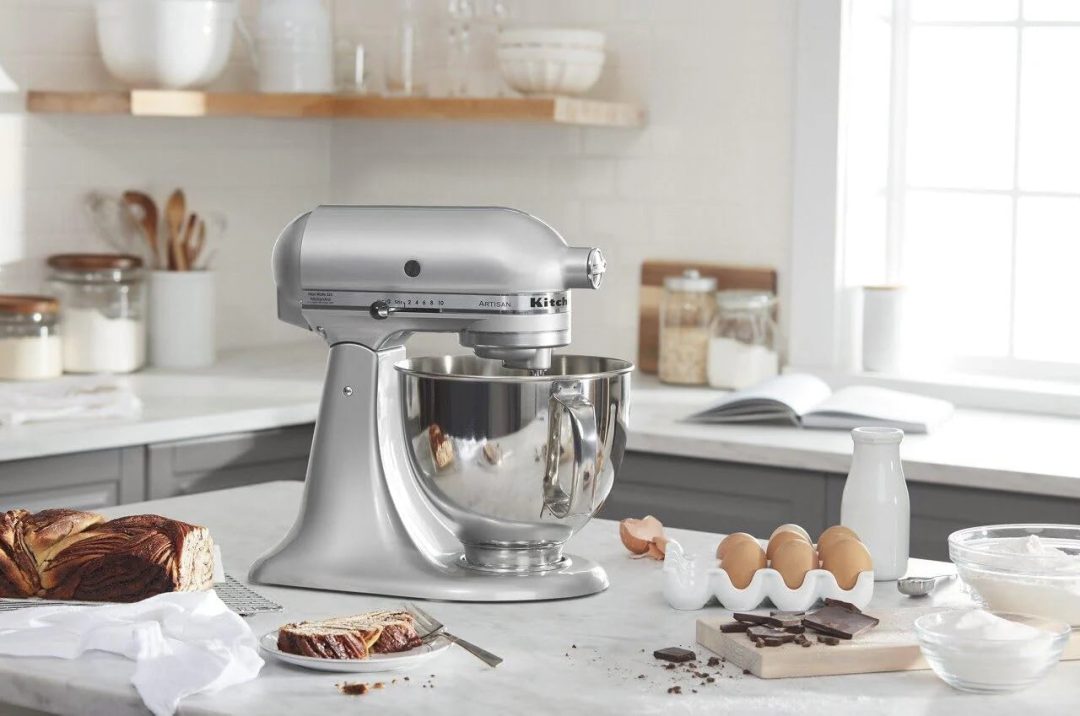 ZenVora 5-Quart Tilt-Head Stand Mixer, Electric Kitchen Mixer with Bowl, Multi-Speed Settings for Baking, Mixing and Food Preparation