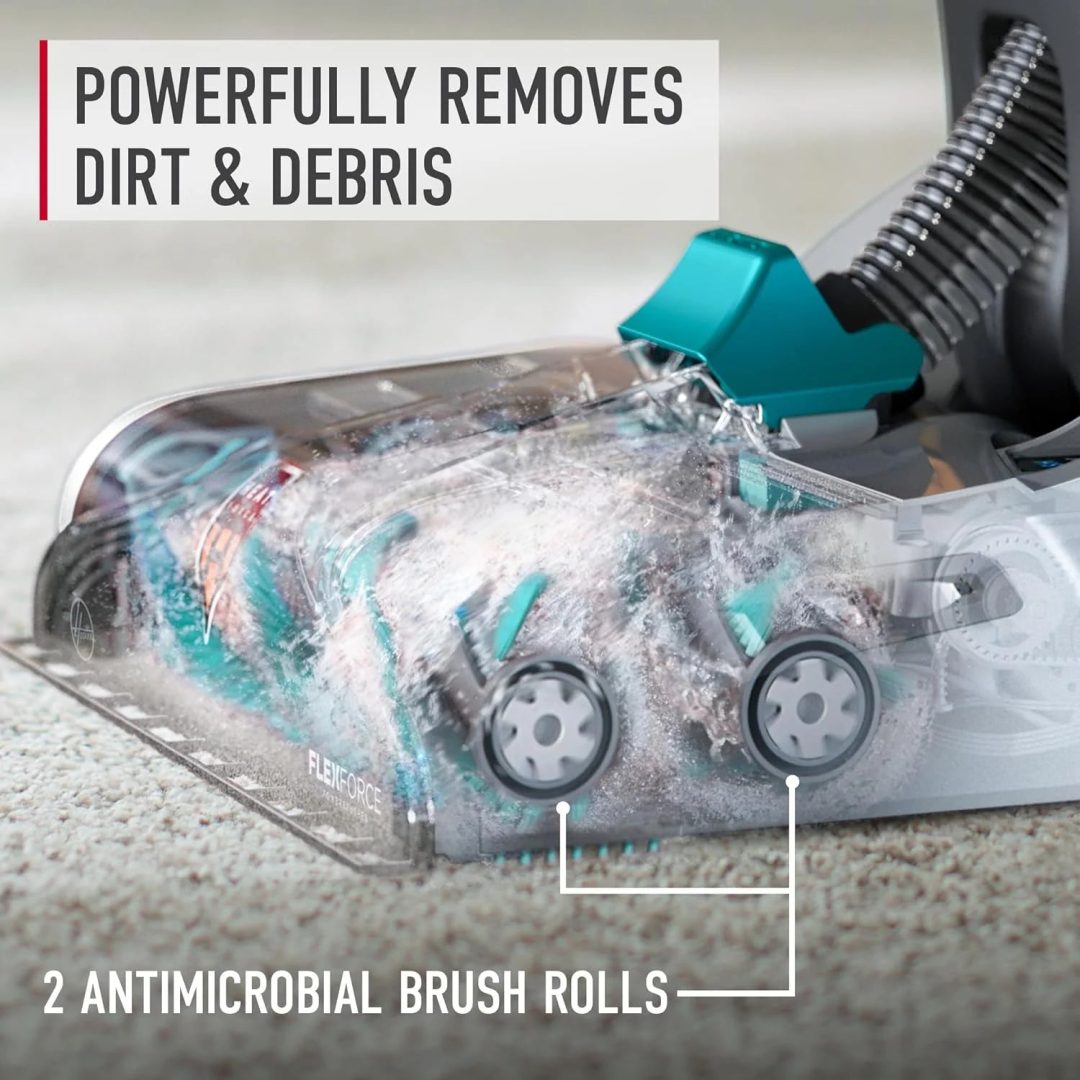 ZenVora Automatic Carpet Cleaner Machine for Carpet and Upholstery, Deep Cleaning Shampooer, Turquoise