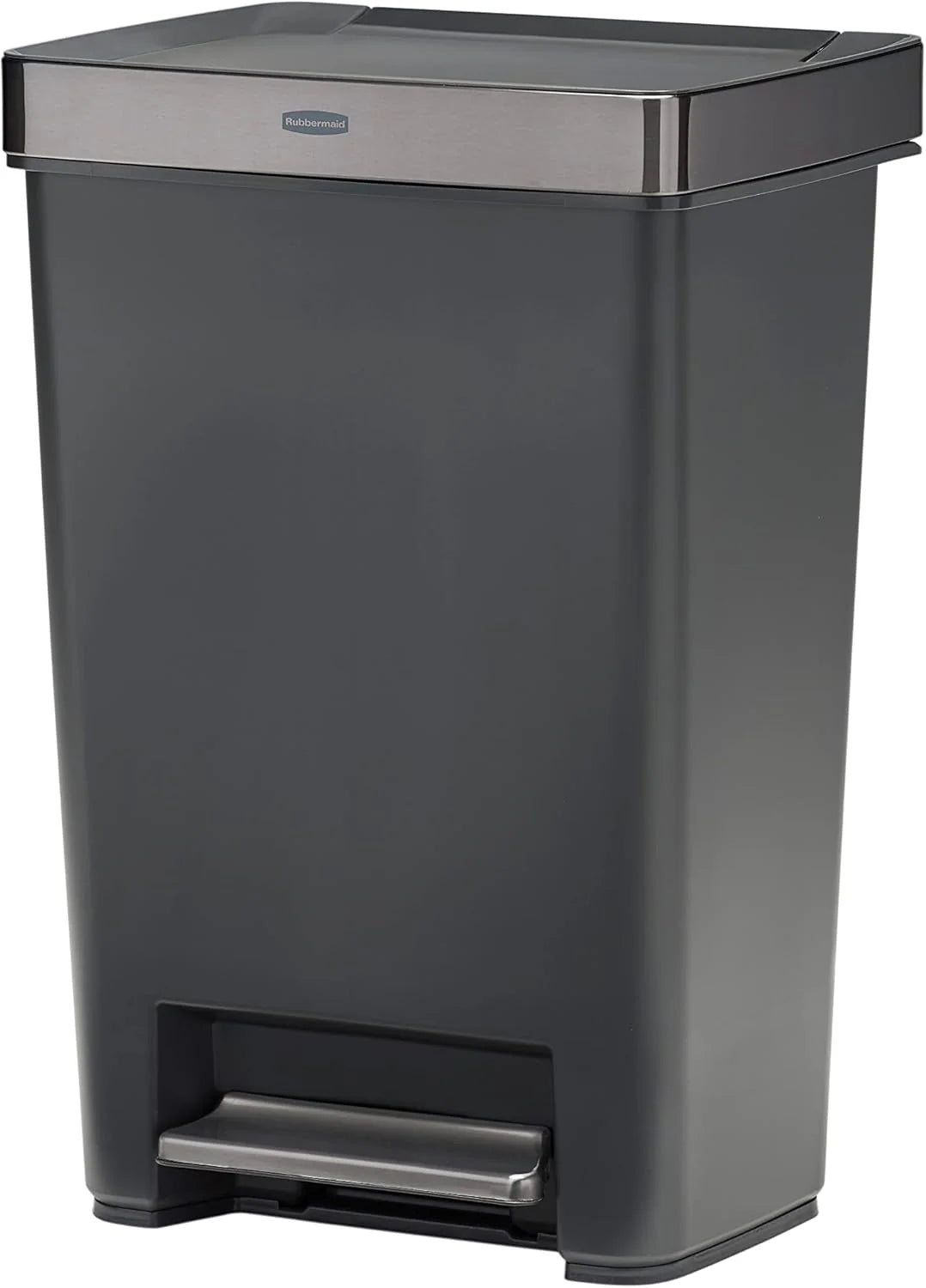 ZenVora 13 Gallon Step-On Trash Can for Home and Kitchen, Hands-Free Garbage Bin