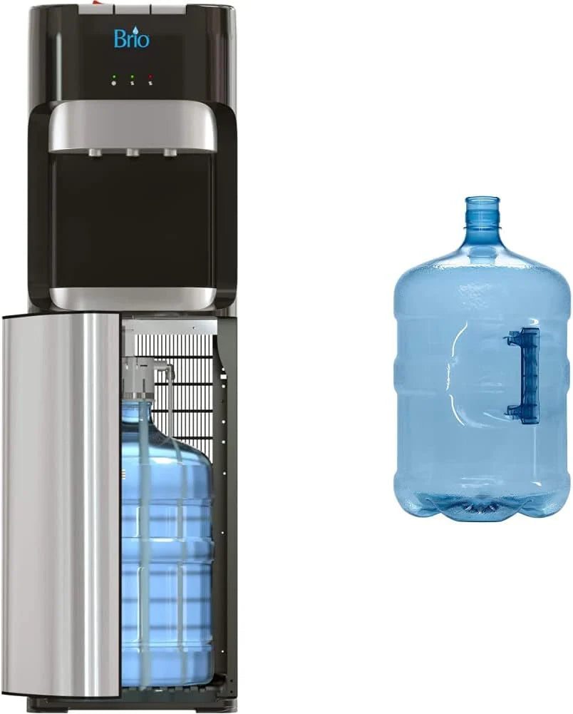 ZenVora Bottom Loading Water Cooler Dispenser – 3 Temp Settings with Child Safety Lock & LED Empty Alert