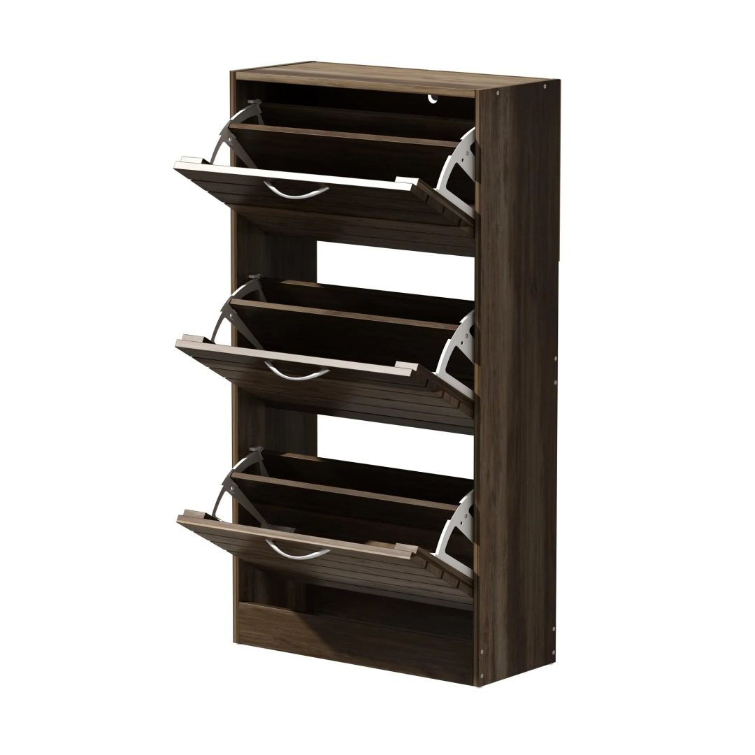 ZenVora Modern Shoe Storage Cabinet for Entryway and Hallway, Space-Saving Shoe Organizer