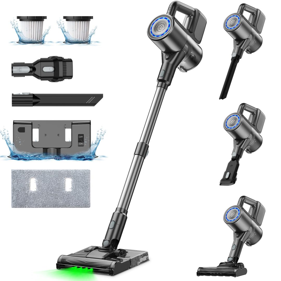 ZenVora Cordless 2-in-1 Vacuum Cleaner and Mop Combo