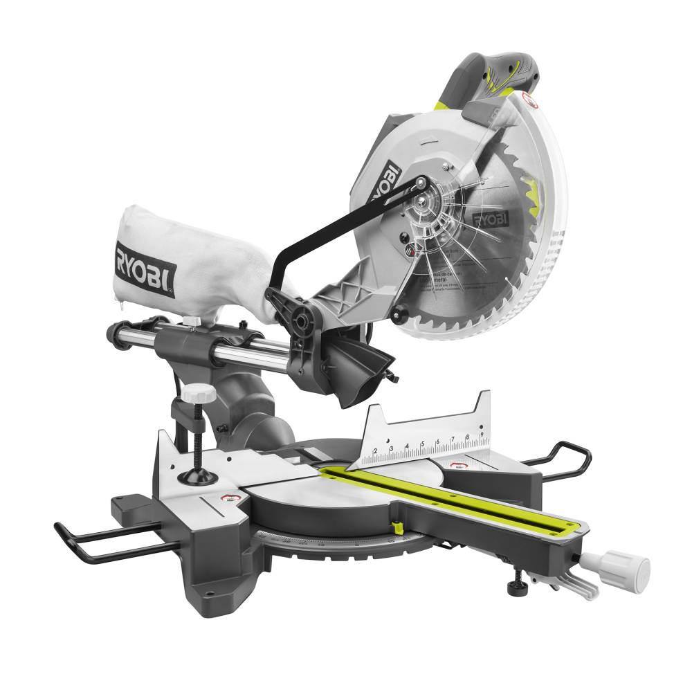 ZenVora 15 Amp 10-Inch Corded Sliding Compound Miter Saw with LED Cutline Indicator, Bevel & Precise Cutting Tool
