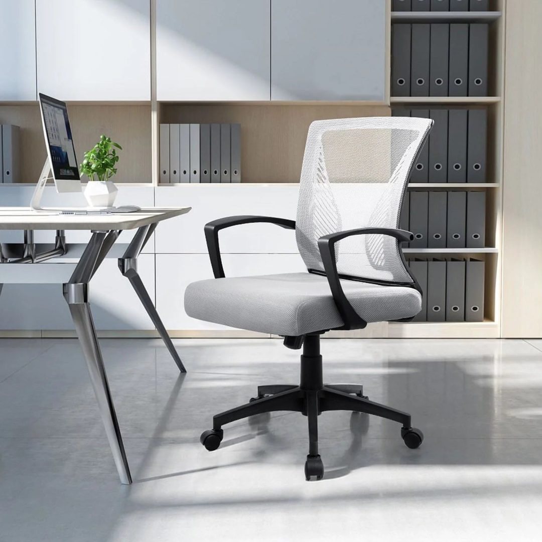 ZenVora Ergonomic Mesh Office Chair with Lumbar Support, Breathable Computer Desk Chair