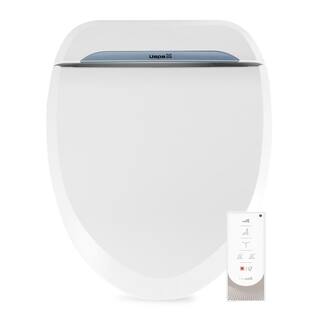 ZenVora Luxury Electric Bidet Seat for Elongated Toilets, White