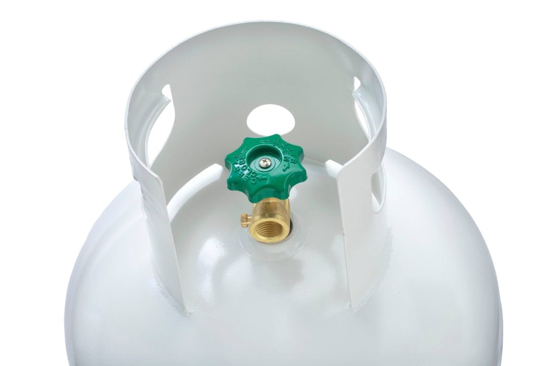 ZenVora 100 lb Steel Propane Cylinder POL Valve (Ships Empty)