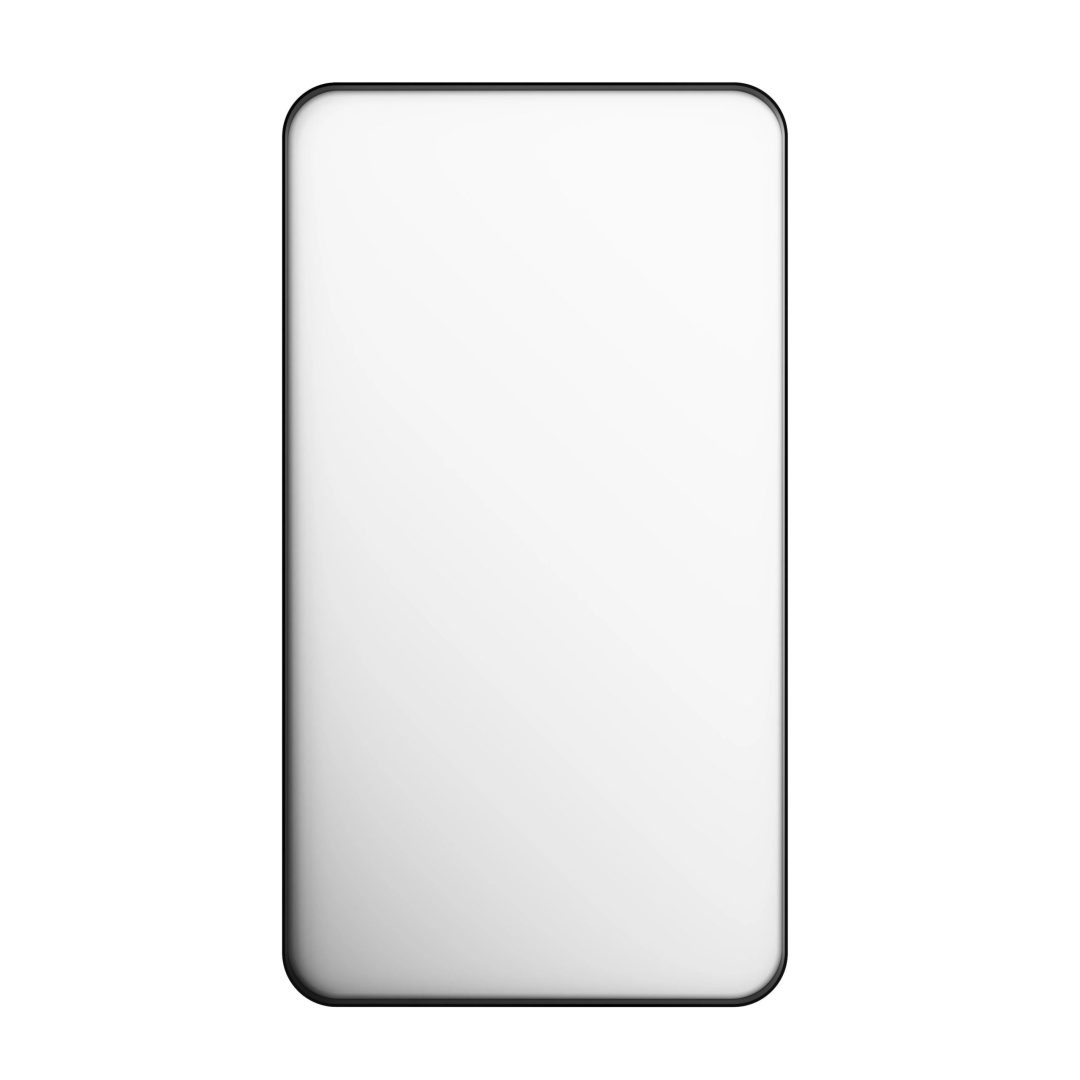 Aluminum Alloy Rounded Corner Vanity Mirror, Modern Wall Mounted Mirror for Bathroom, Bedroom and Home Decor