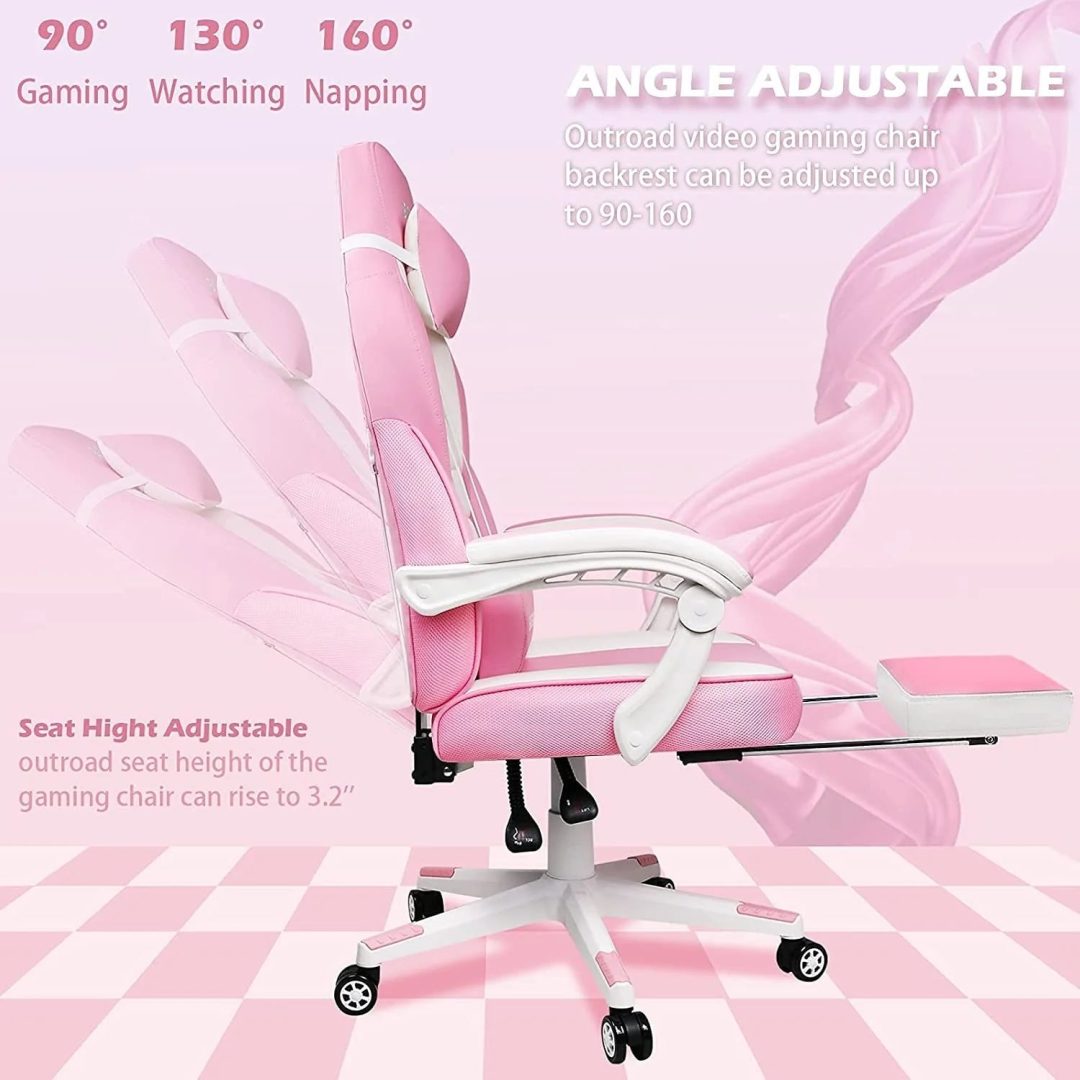 ZenVora Racing Style Gaming Chair, 300 lbs Big and Tall High Back Computer Chair