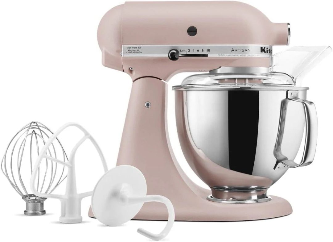 ZenVora 5-Quart Tilt-Head Stand Mixer, Electric Kitchen Mixer with Bowl, Multi-Speed Settings for Baking, Mixing and Food Preparation