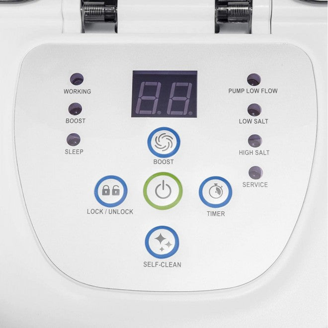 ZenVora Saltwater Pool Chlorine System with E.C.O. Technology for Above-Ground Pools up to 15,000 Gallons, 110-120V with GFCI
