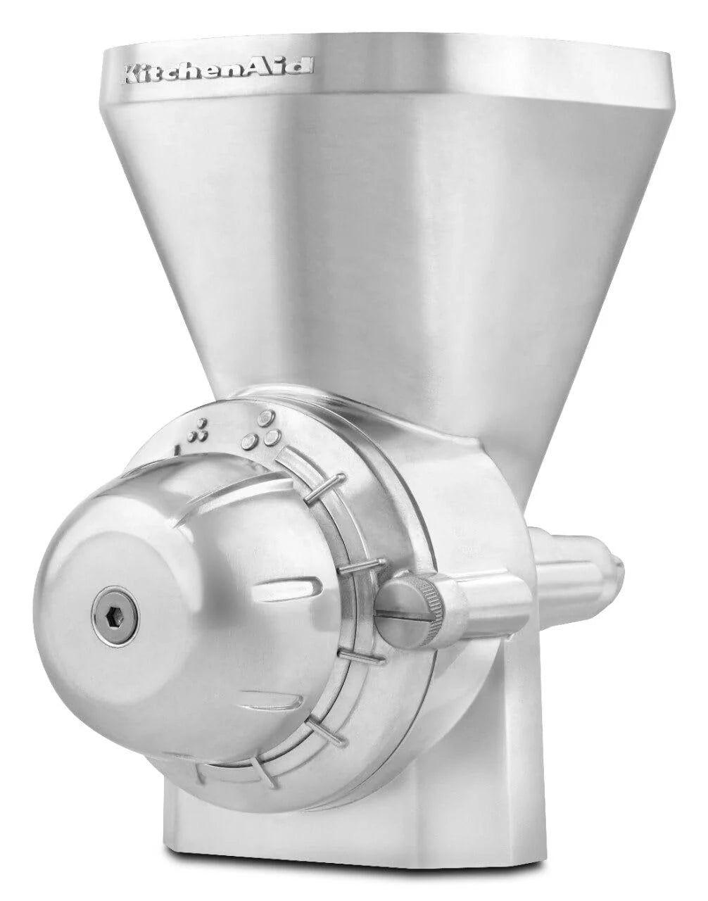 ZenVora All Metal Grain Mill Attachment, Adjustable Grain Grinder Accessory for Stand Mixers, Wheat, Flour & Cereal Grinding