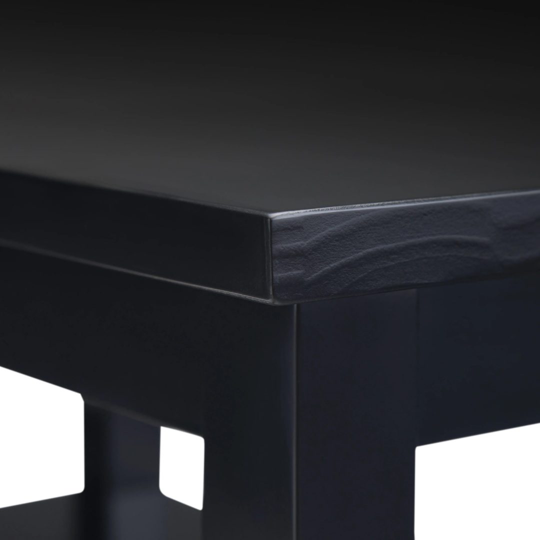 ZenVora 14" Wide Solid Wood Narrow Side Table, Rectangle Transitional Style Accent Table