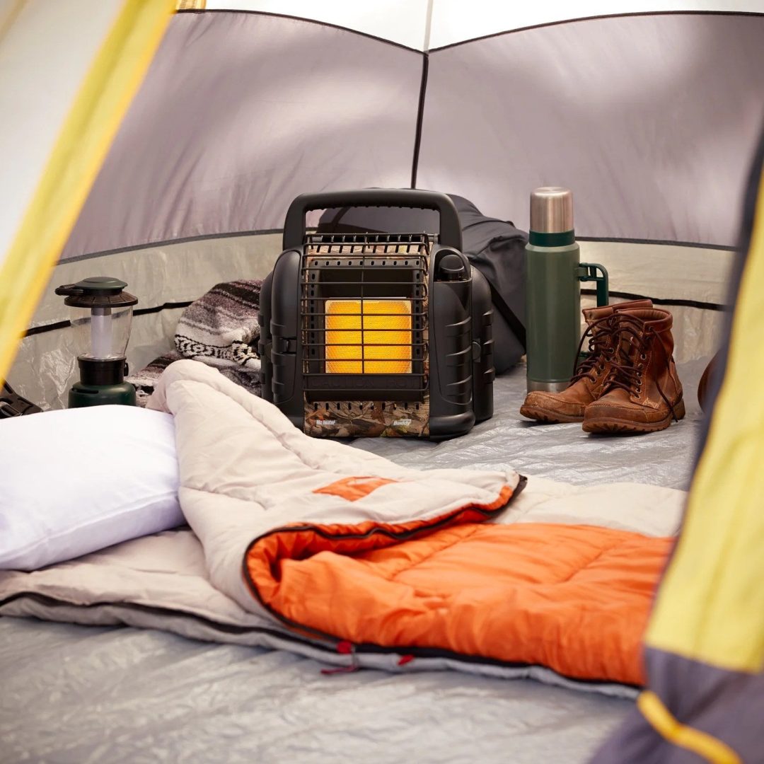 ZenVora 12,000 BTU Portable Propane Heater – 2 Heat Settings, ODS Safety Shut-Off, Camo