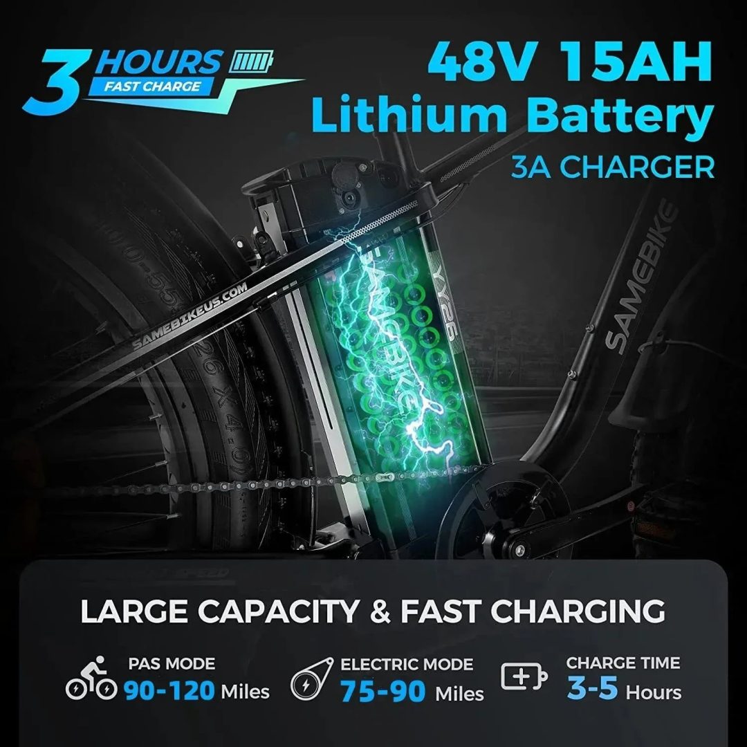 ZenVora Outdoor electric bike with 48V/15Ah lithium battery