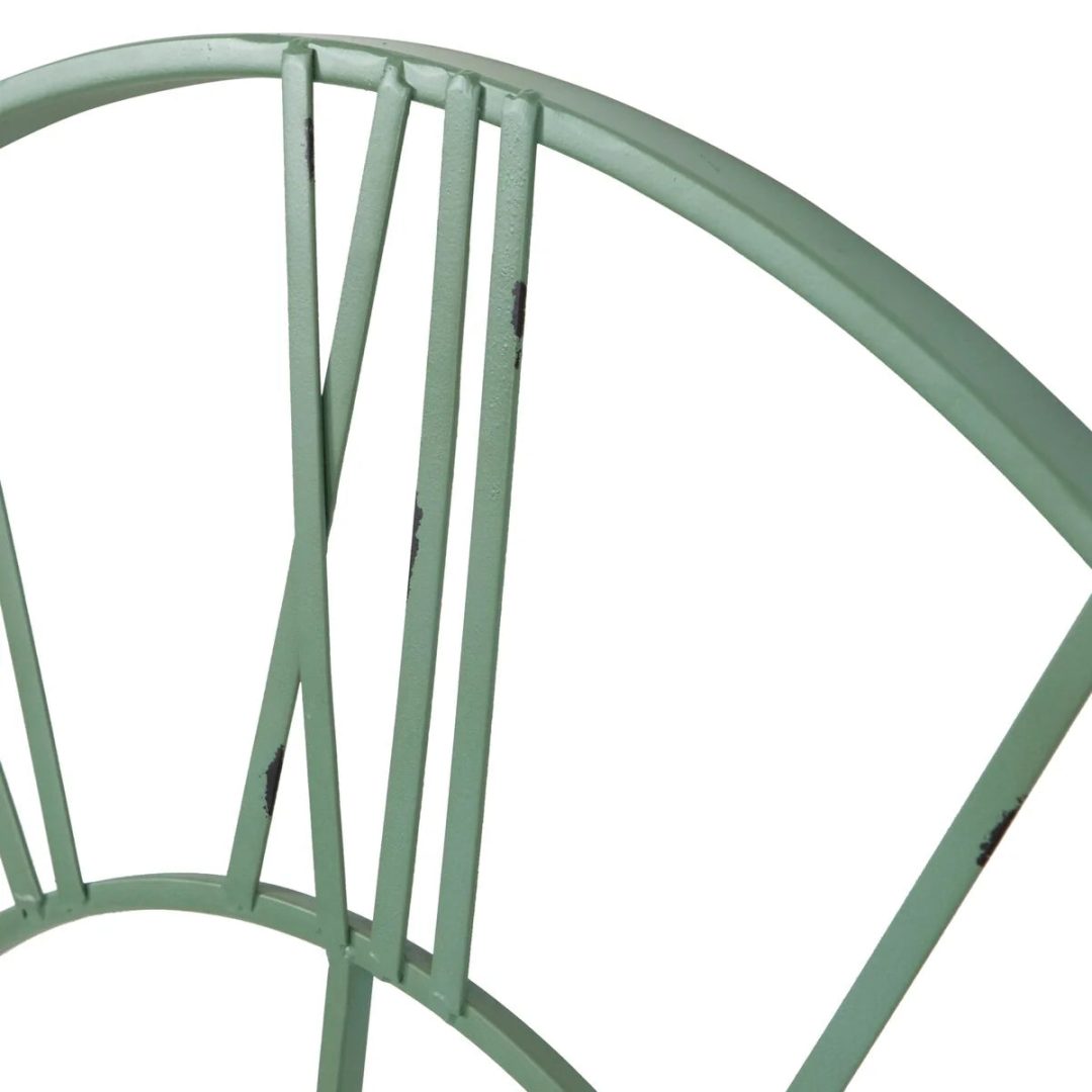 ZenVora Modern Round Metal Wall Clock, Decorative Circular Hanging Clock for Living Room, Bedroom and Office