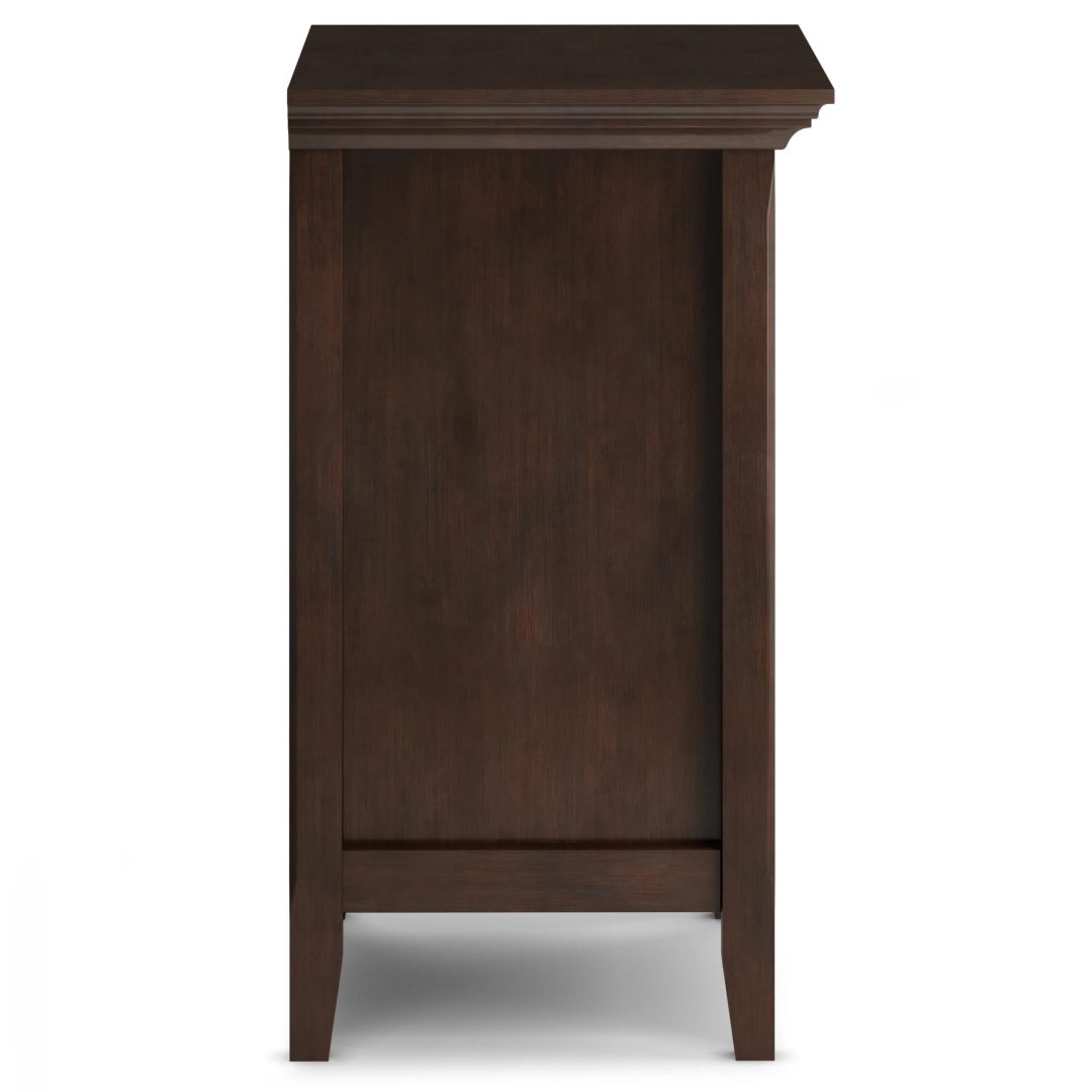 ZenVora 24 Inch Wide Solid Wood Nightstand, Bedside Table and Bedroom End Table