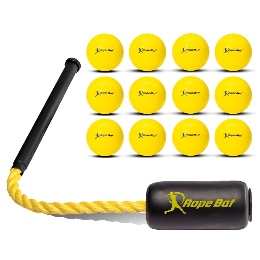 ZenVora Swing Trainer with 12 Soft Balls, Baseball and Softball Batting Practice Training Set