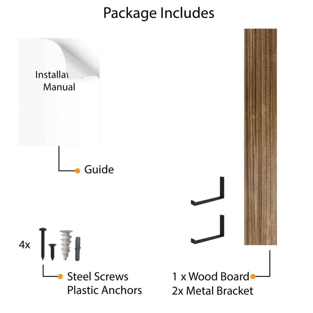ZenVora 60 Inch Floating Wall Shelf, 9.25" Deep Wall Mounted Storage Shelf for Living Room, Bedroom and Home Decor