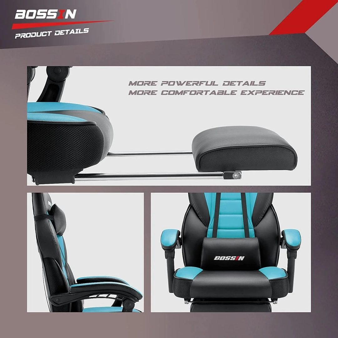 ZenVora Racing Style Gaming Chair, 300 lbs Big and Tall High Back Computer Chair