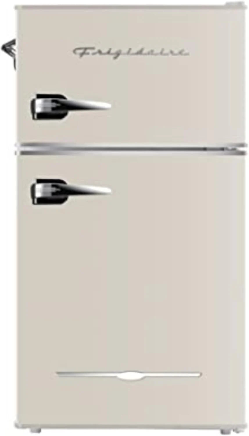 ZenVora Retro 3.2 Cu Ft Mini Fridge with Freezer – 2-Door Compact Refrigerator with Side Bottle Opener