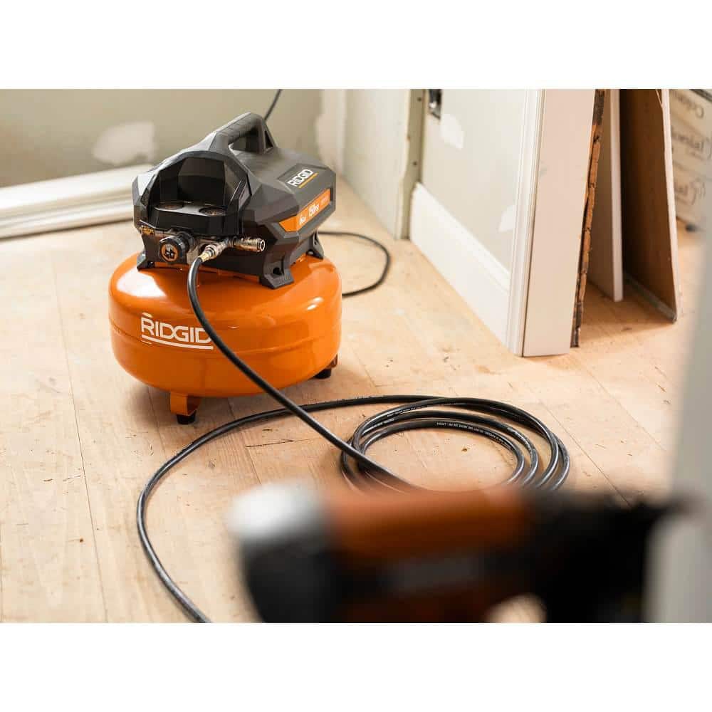 ZenVora 6-Gallon Portable Electric Pancake Air Compressor with 18GA Brad Nailer, 16GA Finish Nailer and 18GA Finish Stapler